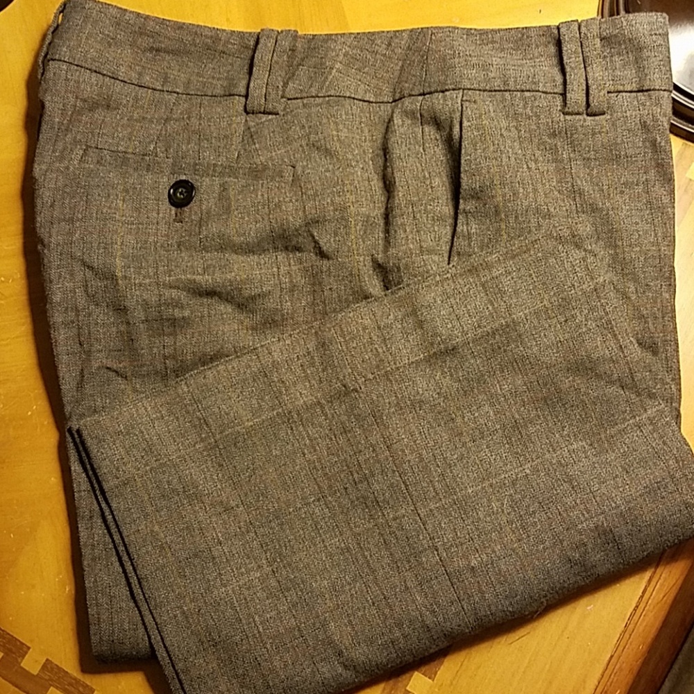 Loft Plaid Trousers Size 8